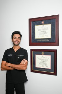 Dr. Ramani with Diplomas